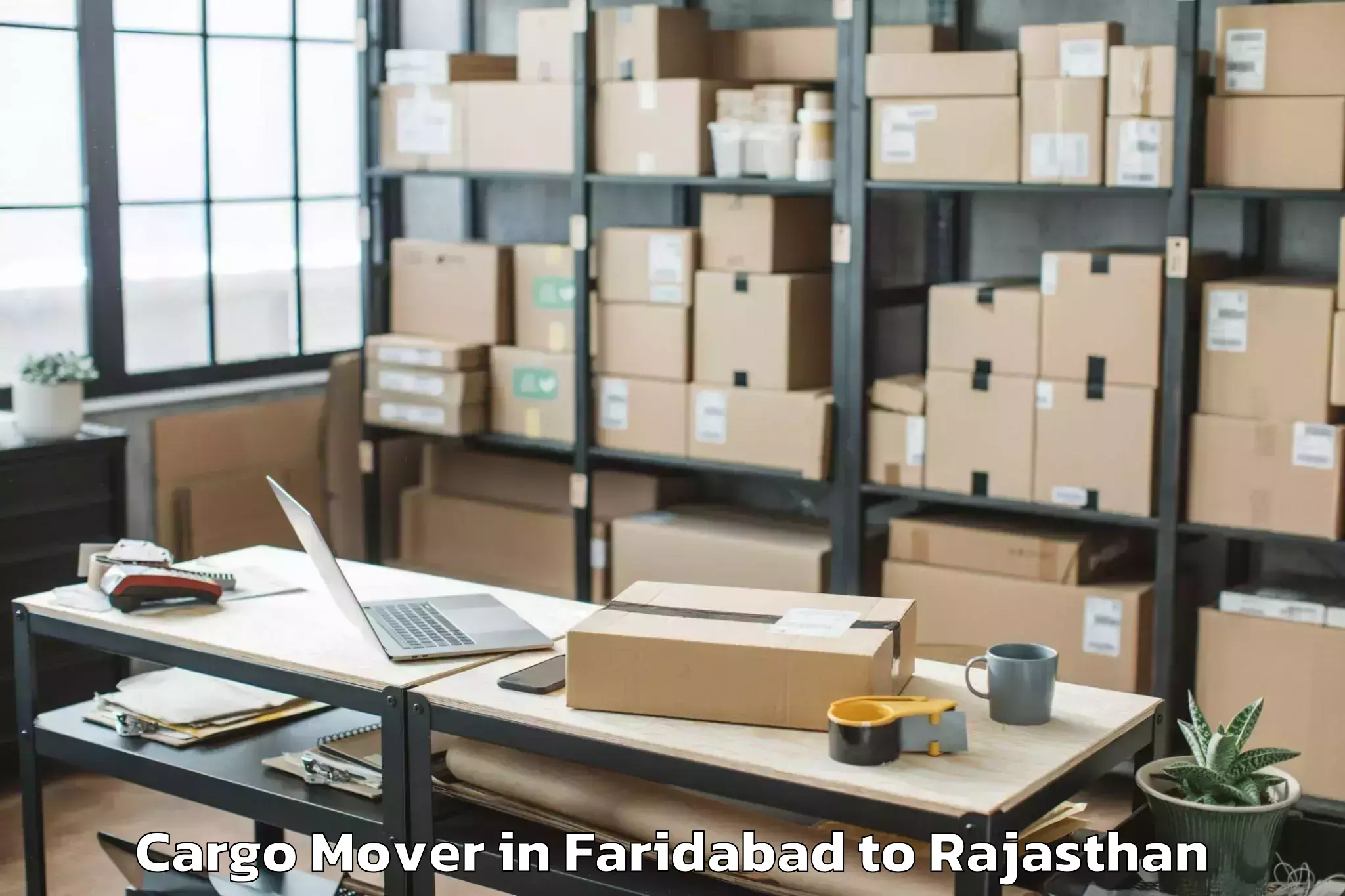 Book Faridabad to Balotra Cargo Mover